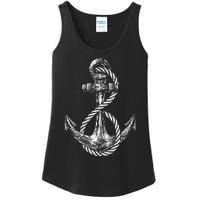 Anchor Rope Nautical Sailing Sail Sea Ladies Essential Tank