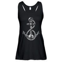 Anchor Rope Nautical Sailing Sail Sea Ladies Essential Flowy Tank