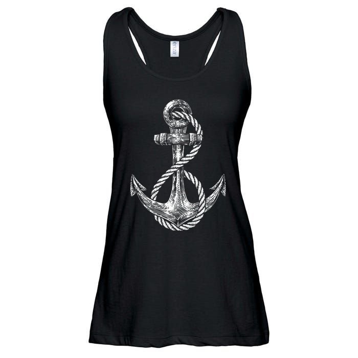 Anchor Rope Nautical Sailing Sail Sea Ladies Essential Flowy Tank