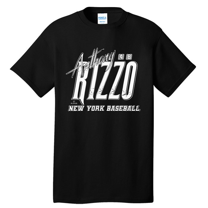 Anthony Rizzo New York Baseball Rock Tall T-Shirt