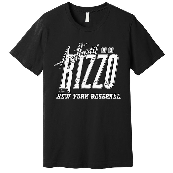 Anthony Rizzo New York Baseball Rock Premium T-Shirt