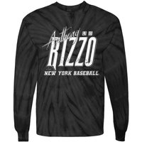 Anthony Rizzo New York Baseball Rock Tie-Dye Long Sleeve Shirt