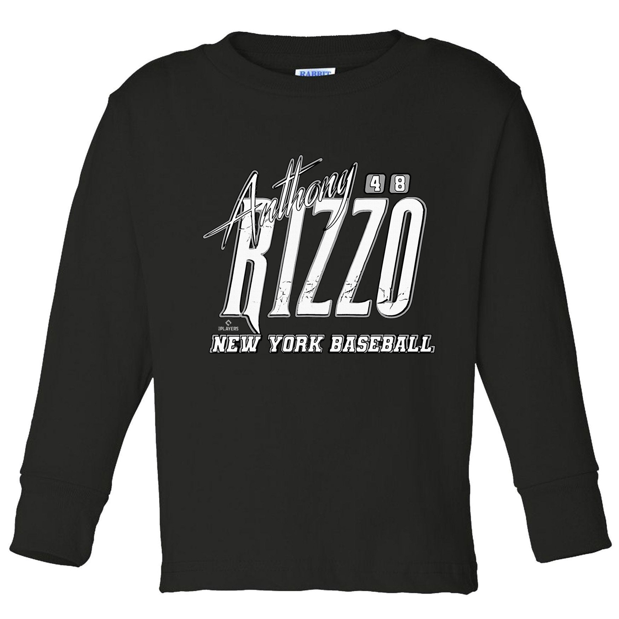 Anthony Rizzo New York Baseball Rock Toddler Long Sleeve Shirt