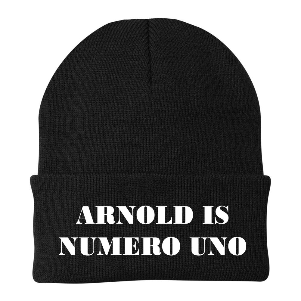 Arnold Is Numero Uno Beanie