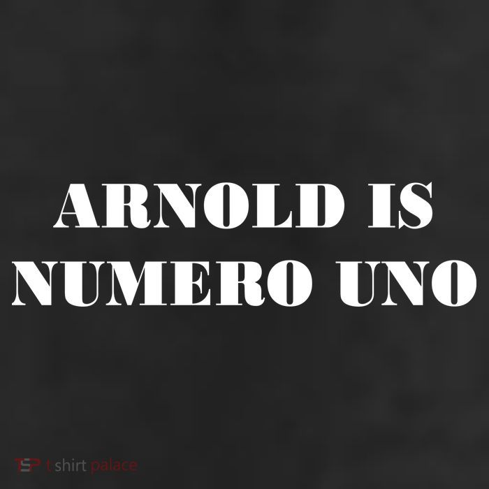 Arnold Is Numero Uno 25L Jumbo Tote