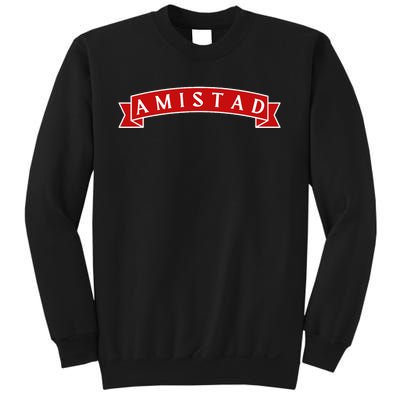 Amistad Red On White House Of Friendship Teachers Students Sweatshirt