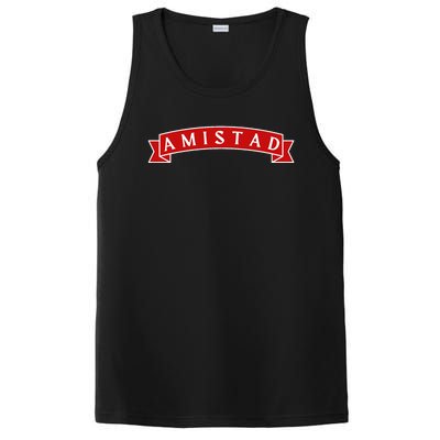 Amistad Red On White House Of Friendship Teachers Students PosiCharge Competitor Tank