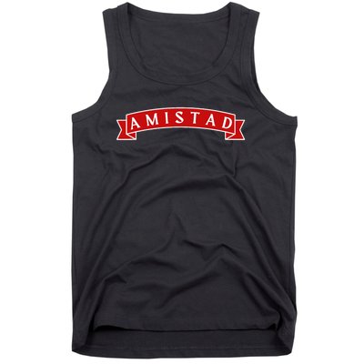 Amistad Red On White House Of Friendship Teachers Students Tank Top