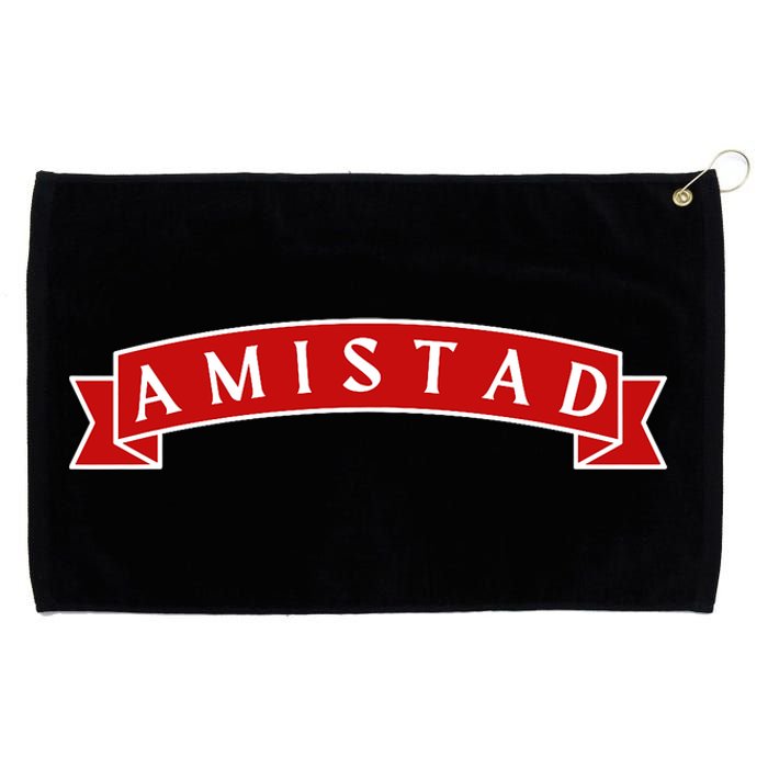 Amistad Red On White House Of Friendship Teachers Students Grommeted Golf Towel