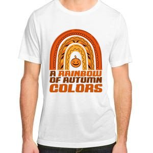 A Rainbow Of Autumn Colors Halloween Pumpkin Adult ChromaSoft Performance T-Shirt