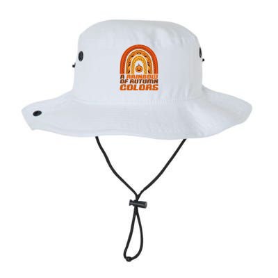 A Rainbow Of Autumn Colors Halloween Pumpkin Bucket Hat