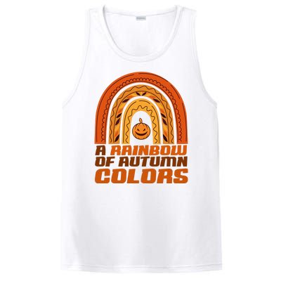 A Rainbow Of Autumn Colors Halloween Pumpkin PosiCharge Competitor Tank