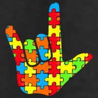 Autism Rock On Hand Garment-Dyed Heavyweight T-Shirt