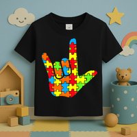 Autism Rock On Hand Toddler T-Shirt