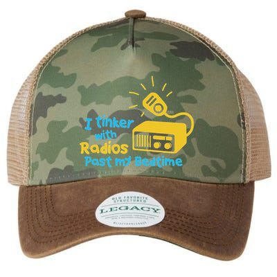 Amateur Radio Operator Humor Funny Ham Radio Saying Legacy Tie Dye Trucker Hat