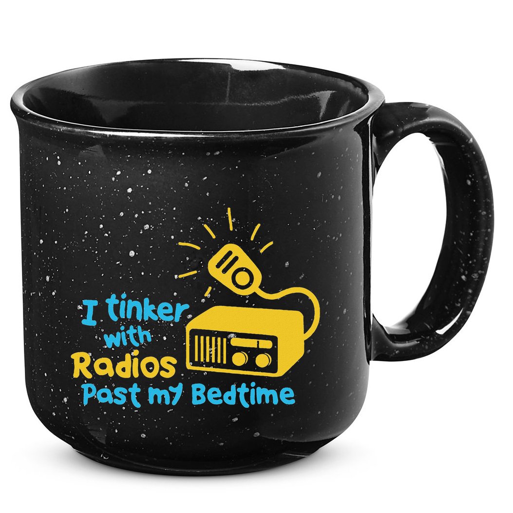 Amateur Radio Operator Humor Funny Ham Radio Saying 15oz Campfire Ceramic Mug