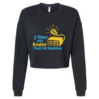 Amateur Radio Operator Humor Funny Ham Radio Saying Cropped Pullover Crew