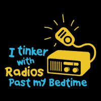 Amateur Radio Operator Humor Funny Ham Radio Saying Cropped Pullover Crew