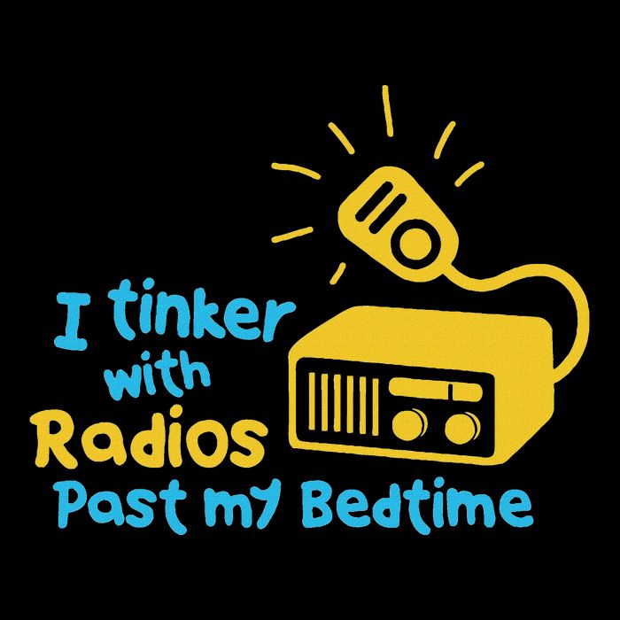 Amateur Radio Operator Humor Funny Ham Radio Saying Cropped Pullover Crew
