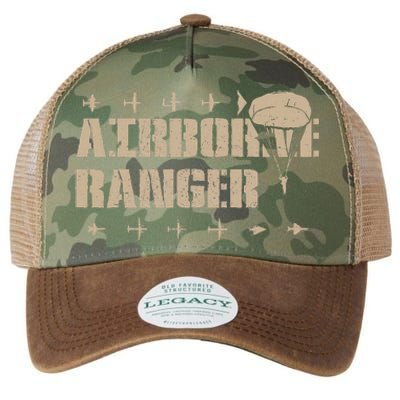 Airborne Ranger Paratrooper Army Legacy Tie Dye Trucker Hat