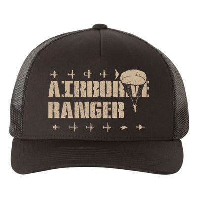 Airborne Ranger Paratrooper Army Yupoong Adult 5-Panel Trucker Hat