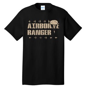 Airborne Ranger Paratrooper Army Tall T-Shirt