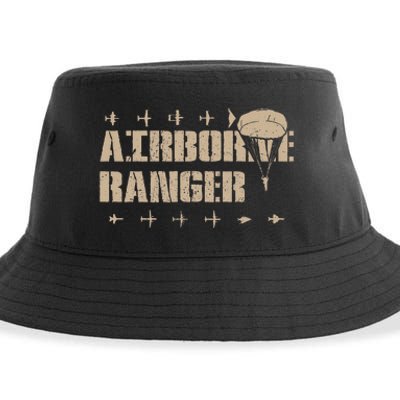 Airborne Ranger Paratrooper Army Sustainable Bucket Hat