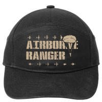 Airborne Ranger Paratrooper Army 7-Panel Snapback Hat