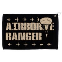 Airborne Ranger Paratrooper Army Grommeted Golf Towel