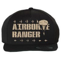 Airborne Ranger Paratrooper Army Wool Snapback Cap