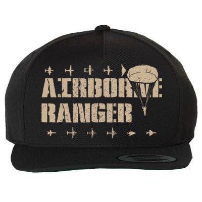 Airborne Ranger Paratrooper Army Wool Snapback Cap