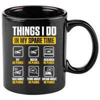 Aircraft Rc Plane Airplane Things I Do In My Spare Time 11oz C Handle Ceramic Mug
