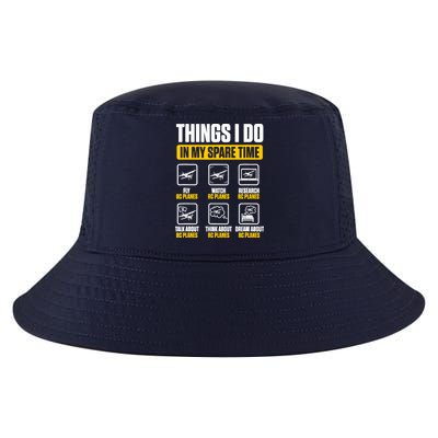Aircraft Rc Plane Airplane Things I Do In My Spare Time Cool Comfort Performance Bucket Hat