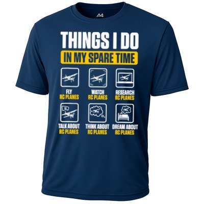 Aircraft Rc Plane Airplane Things I Do In My Spare Time Performance Shirt