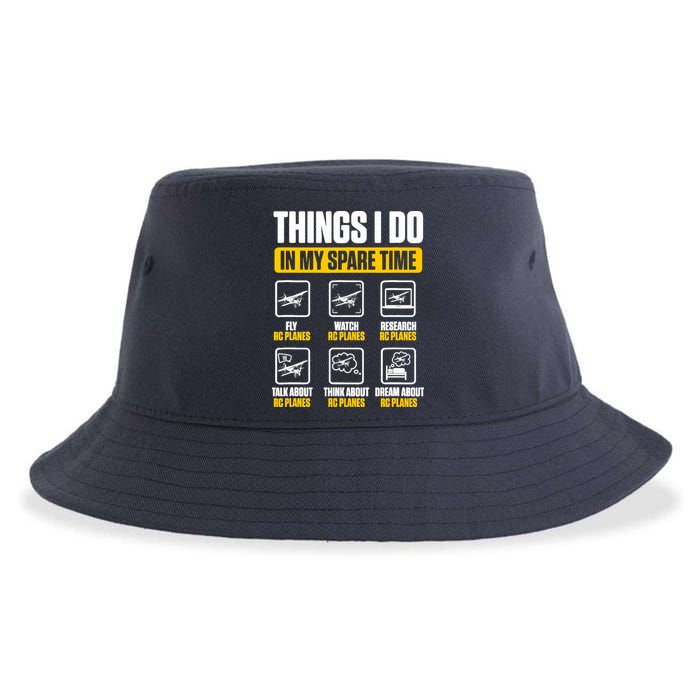 Aircraft Rc Plane Airplane Things I Do In My Spare Time Sustainable Bucket Hat