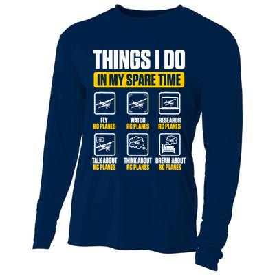 Aircraft Rc Plane Airplane Things I Do In My Spare Time Cooling Performance Long Sleeve Crew
