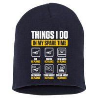 Aircraft Rc Plane Airplane Things I Do In My Spare Time Short Acrylic Beanie