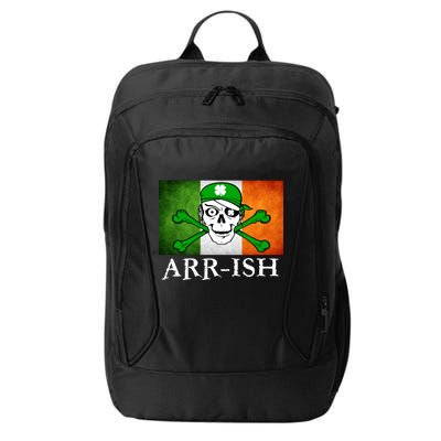 Arr-ish Irish Pirate St. Patrick's Day Flag City Backpack