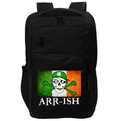 Arr-ish Irish Pirate St. Patrick's Day Flag Impact Tech Backpack