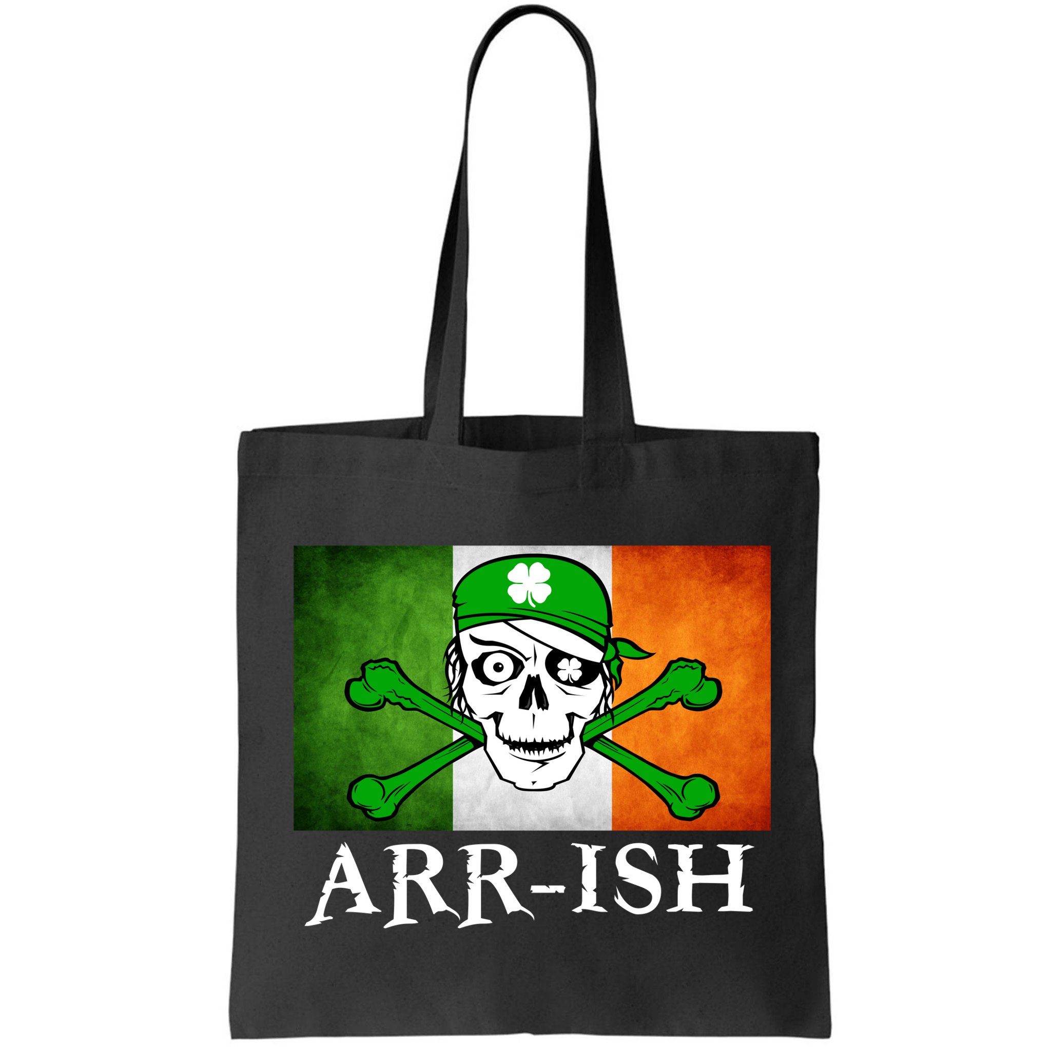 Arr-ish Irish Pirate St. Patrick's Day Flag Bag