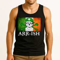 Arr-ish Irish Pirate St. Patrick's Day Flag Tank Top