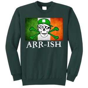 Arr-ish Irish Pirate St. Patrick's Day Flag Sweatshirt