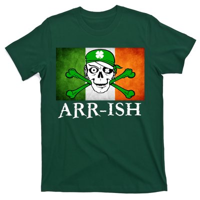 Arr-ish Irish Pirate St. Patrick's Day Flag T-Shirt