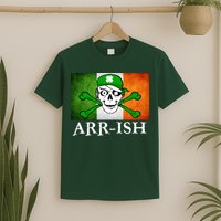 Arr-ish Irish Pirate St. Patrick's Day Flag T-Shirt