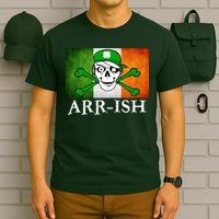 Arr-ish Irish Pirate St. Patrick's Day Flag T-Shirt