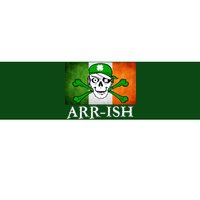 Arr-ish Irish Pirate St. Patrick's Day Flag Bumper Sticker