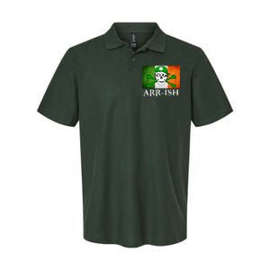 Arr-ish Irish Pirate St. Patrick's Day Flag Softstyle Adult Sport Polo