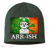 Arr-ish Irish Pirate St. Patrick's Day Flag Sustainable Beanie