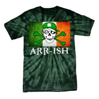 Arr-ish Irish Pirate St. Patrick's Day Flag Tie-Dye T-Shirt