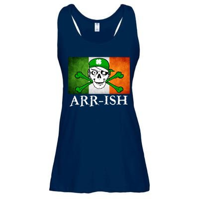 Arr-ish Irish Pirate St. Patrick's Day Flag Ladies Essential Flowy Tank